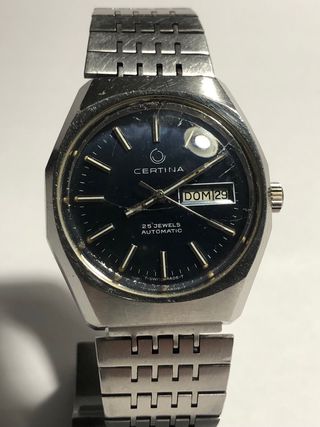 RELOJ CERTINA AUTOMATICO 25 RUBÍES
