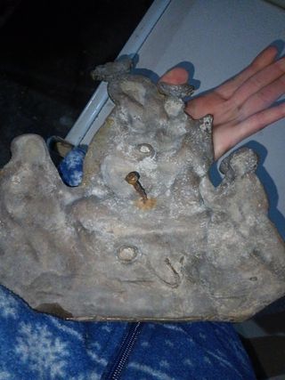 Statuetta in bronzo religiosa