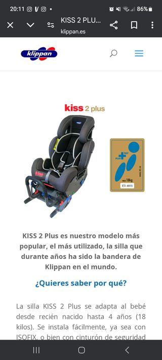 Silla bebé niño contramarcha