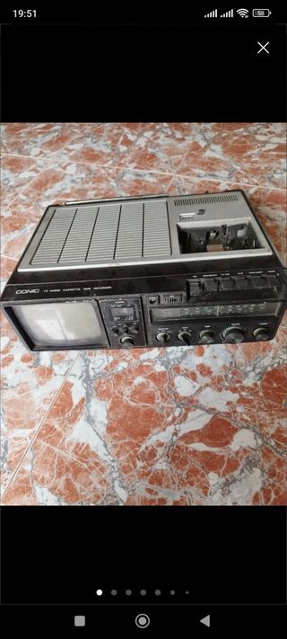 Radio cassette CONIC TV recorder