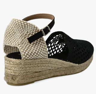 Sandalias cuña Esparto de Crochet