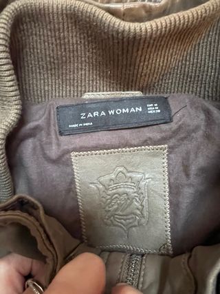 Chaqueta polipiel Zara M