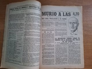 Periodico ABC 20 noviembre 1975, muerte de Franco