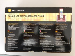 Teléfono Fijo Inalámbrico Digital Motorola