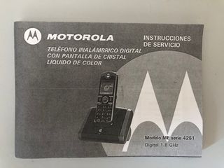 Teléfono Fijo Inalámbrico Digital Motorola