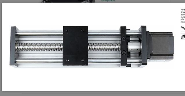 MODULO LINEAL IMPRESORA 3D CARRERA50 100 150 200mm