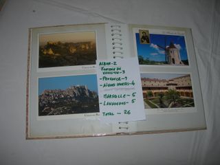 Coleção de postais.