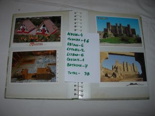 Coleção de postais.