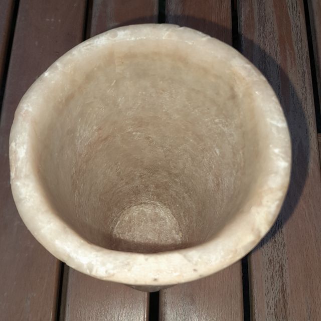 Alabastro, vaso d'epoca