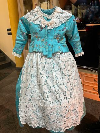 Traje fallera niña 4 a 7 años