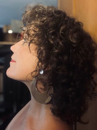 Pendientes flamenca oro rosado