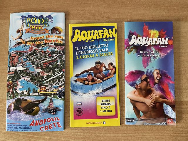 Depliant parchi acquatici