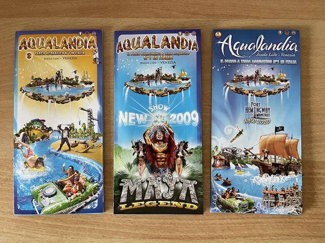 Depliant parchi acquatici