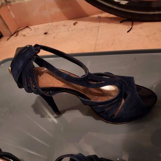 Sandali con tacco e plateau