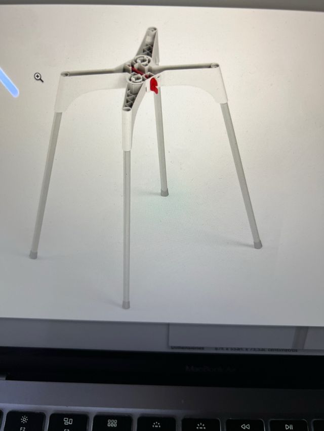 Soporte plegable para cubeta bella