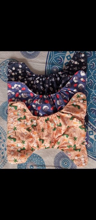 Pack pañales de tela como nuevos