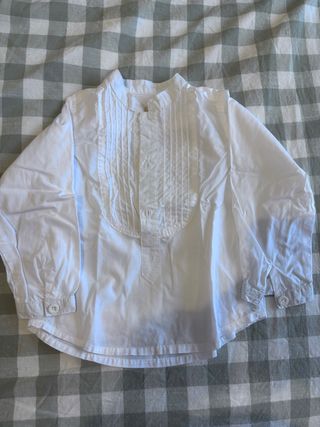 Camisa blanca arrantzal 