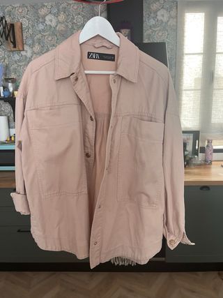 Sobrecamisa rosa palo