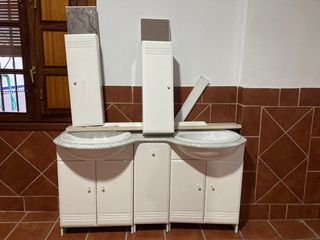 Conjunto de armario baño dos senos