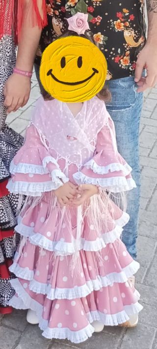 Traje flamenca niña