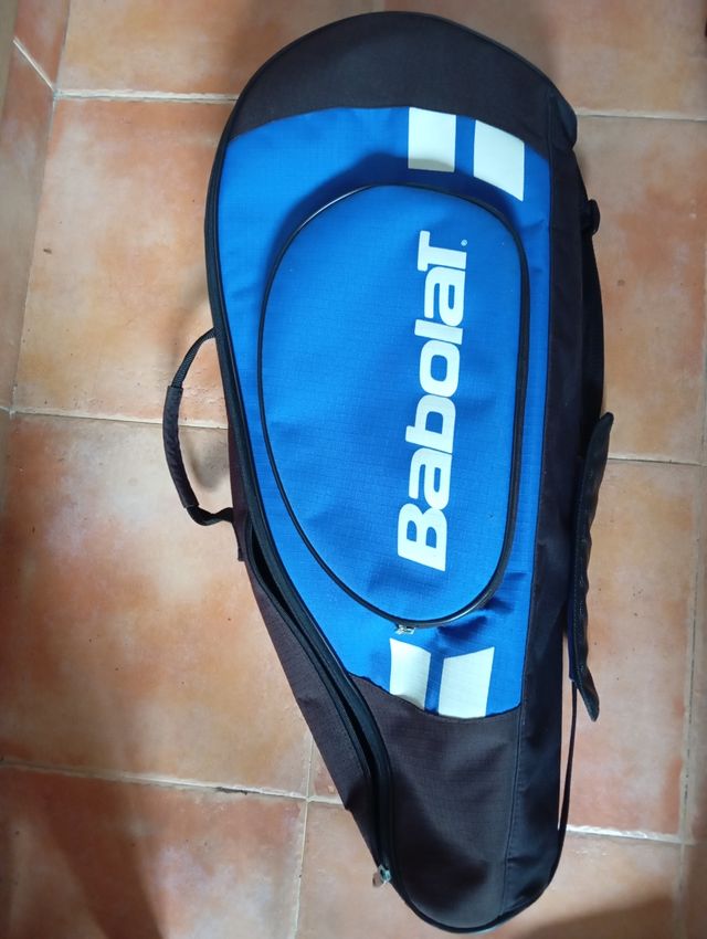 Raquetero Babolat azul y negro