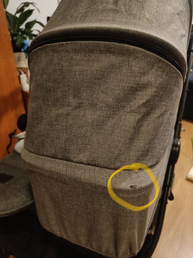 Capazos silla paseo niu vent twin.