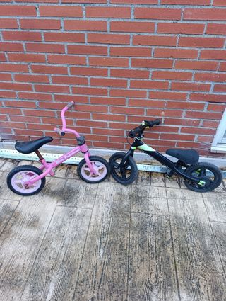3 bicicletas sin pedales