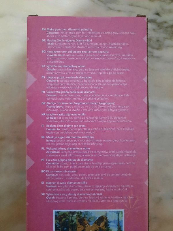 Diamond Painting 30x40 Dog, Shiny Rhinestones