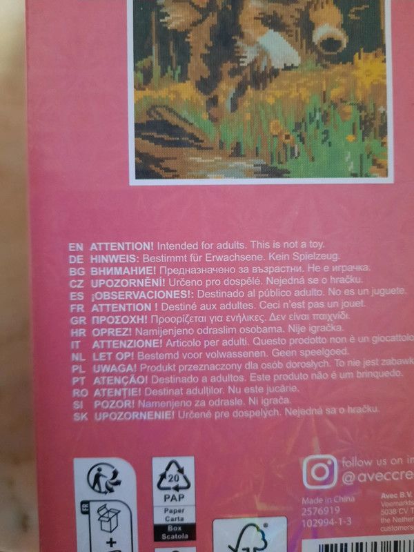 Diamond Painting 30x40 Dog, Shiny Rhinestones