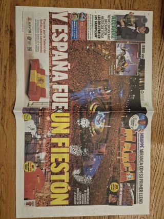 Periódicos Eurocopa y Wimbledon 2024