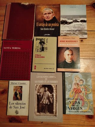FRAY ESCOBA y ➕ libros Religiosos de Santos