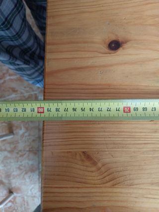 Mesa de madera maciza de Ikea 
