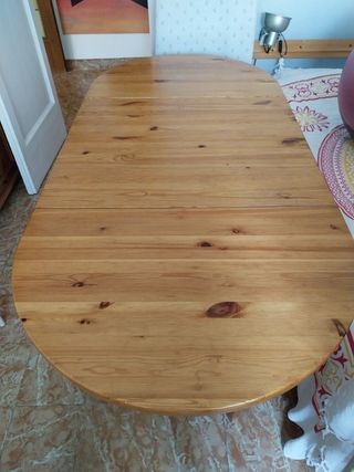 Mesa de madera maciza de Ikea 