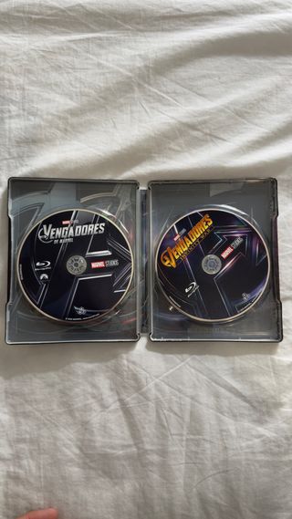 Bluray Vengadores steelbook 4 peliculas