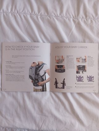 Mochila portabebés.