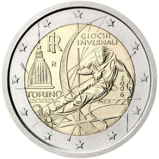 Moneda conmemorativa Italia 2 euros 2006