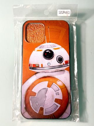 Funda Carcasa iPhone 12 y 12 Pro Star Wars BB8