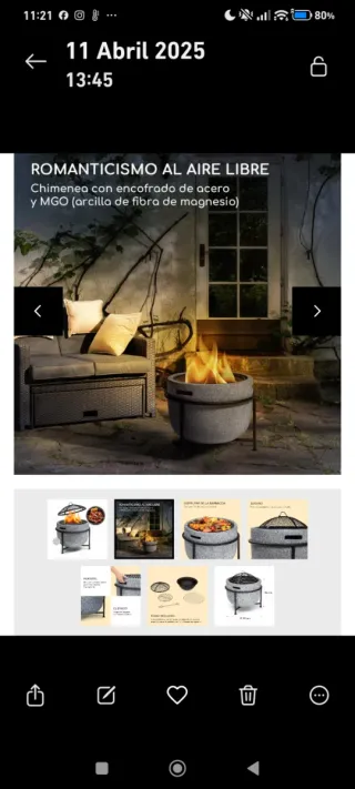 Brasero/Barbacoa/Chimenea