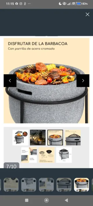 Brasero/Barbacoa/Chimenea