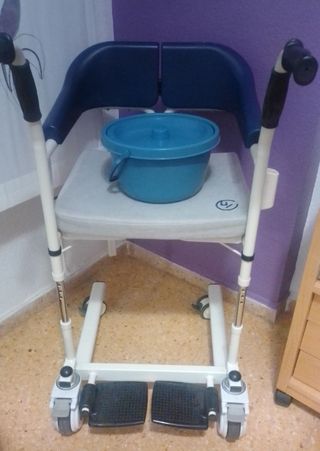 Silla geriátrica baño