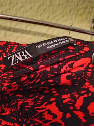 Falda midi estampada 