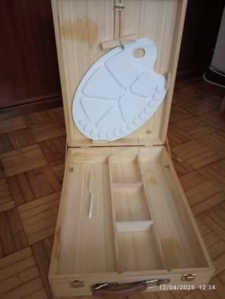 Caja caballete de madera NO HAGO ENVIOS