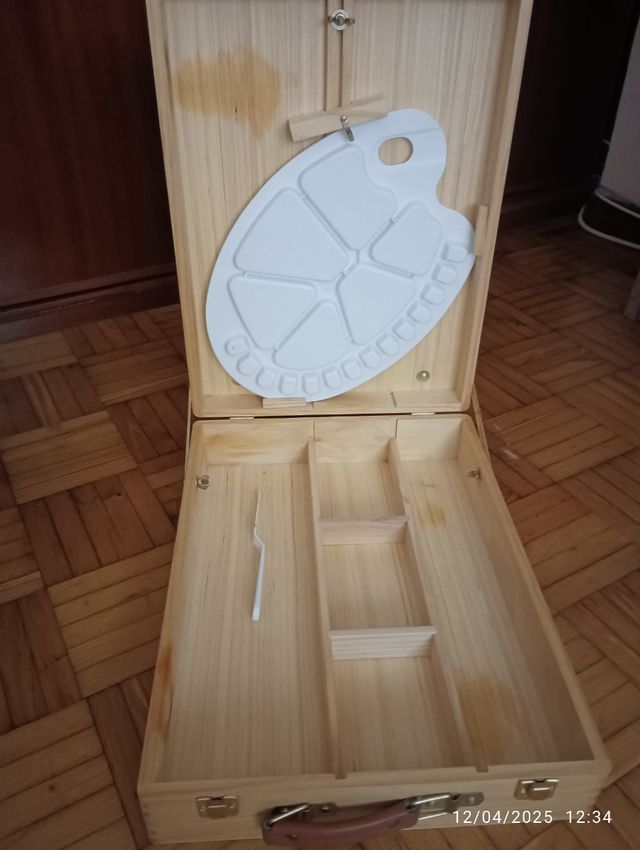 Caja caballete de madera NO HAGO ENVIOS