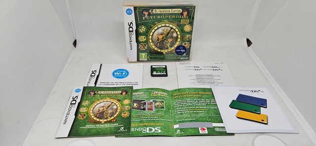 NINTENDO DS EL PROFESOR LAYTON COMPLETO CASTELLANO