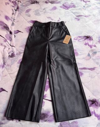 Pantalon negro recto 