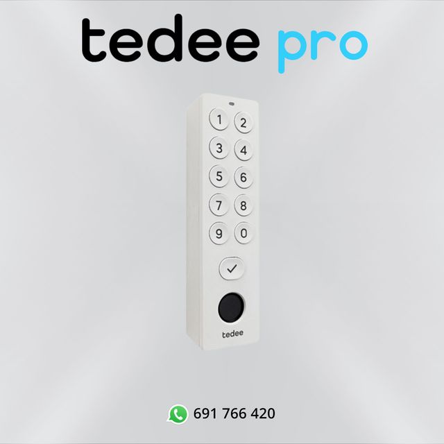 Nuevo Teclado Biométrico Tedee Keypad Pro Blanco