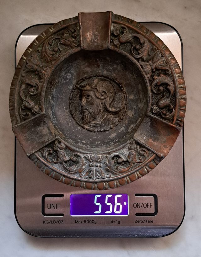 Cenicero antiguo cobre