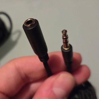 2x Cable alargador de Auxiliar audio