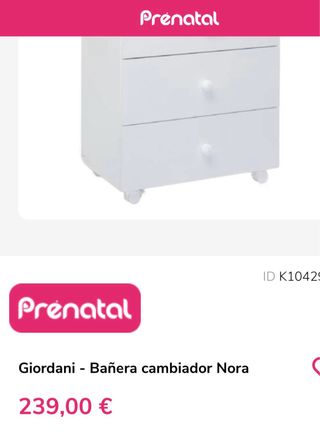 Mueble Bañera/Cambiador