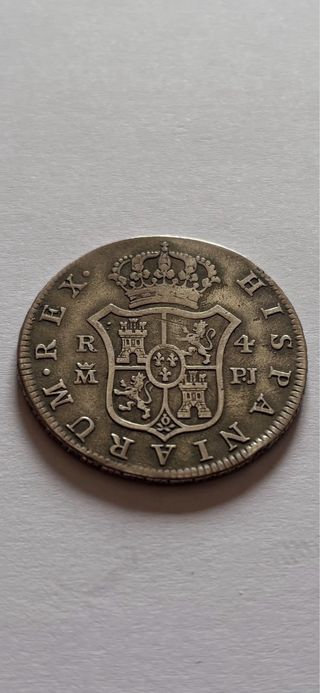 4 reales 1782/0 MADRID Carlos III